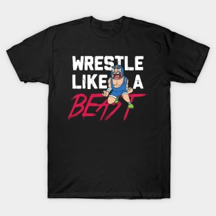 Funny Wrestling Shirts I kayfabe wrestle gift T-Shirt